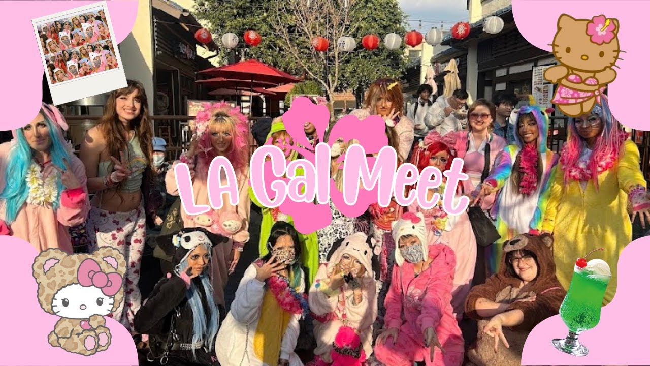 LA Gyaru Meet Vlog + Haul | Exploring Little Tokyo,Para Para , Purikura, Blind Boxes