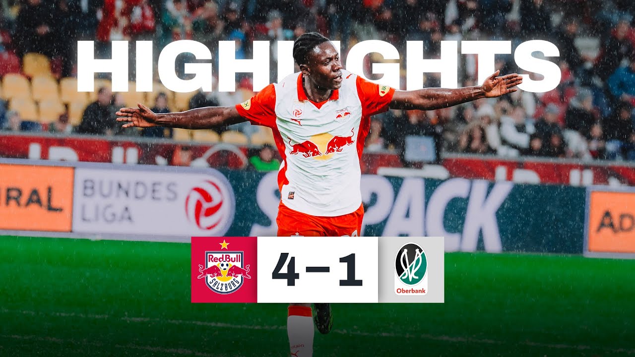 Gelungener Start in die R&uuml;ckrunde: Salzburg &ndash; Ried | Highlights | 12. Spieltag, ADMIRAL Bundesliga