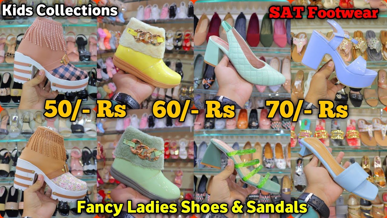 Premium Ladies Sandal 50/- Rs | Slippers Wholesale Market In Delhi | SAT Footwear Inderlok