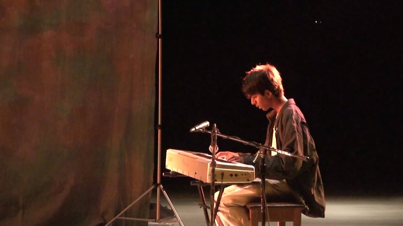 Anand on Piano playing a classical piece