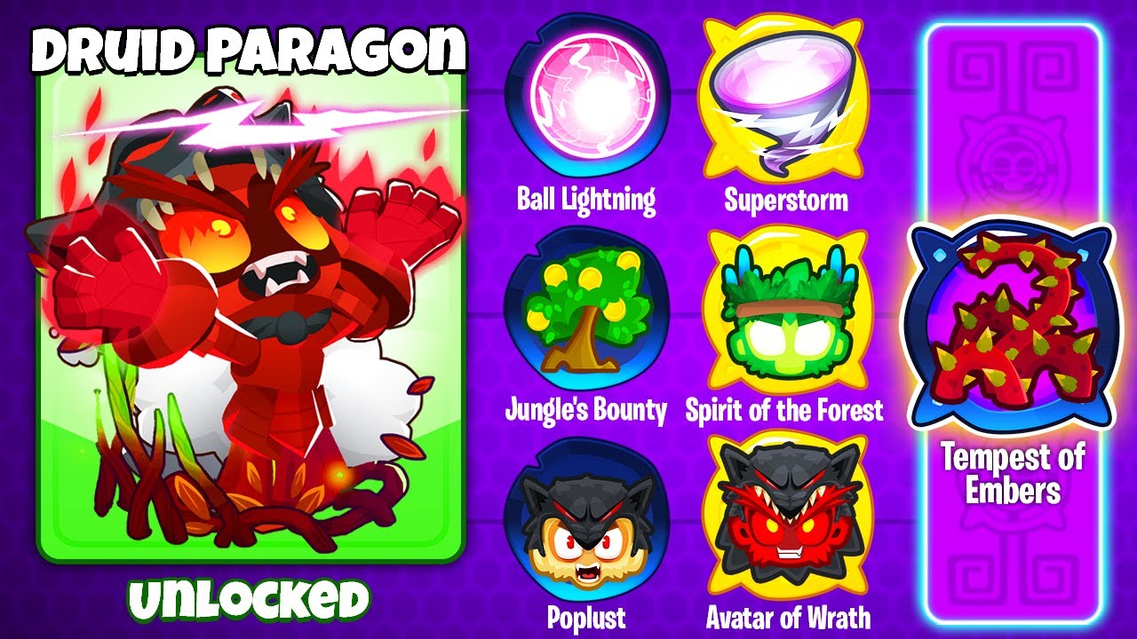 I LOVE This PARAGON! | Druid Paragon Mod in BTD 6!