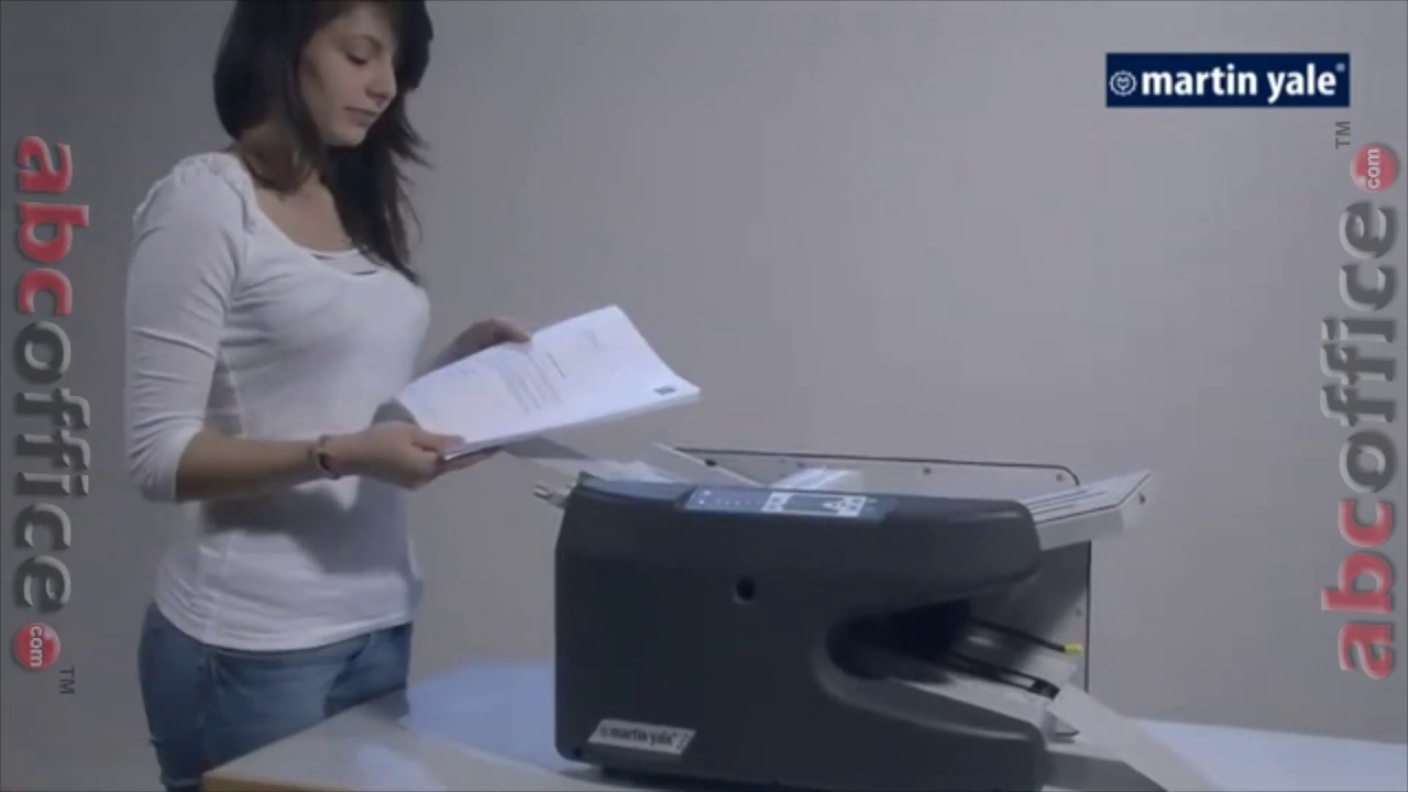 How To Use The Martin Yale 1611 & 1711 Paper Folder