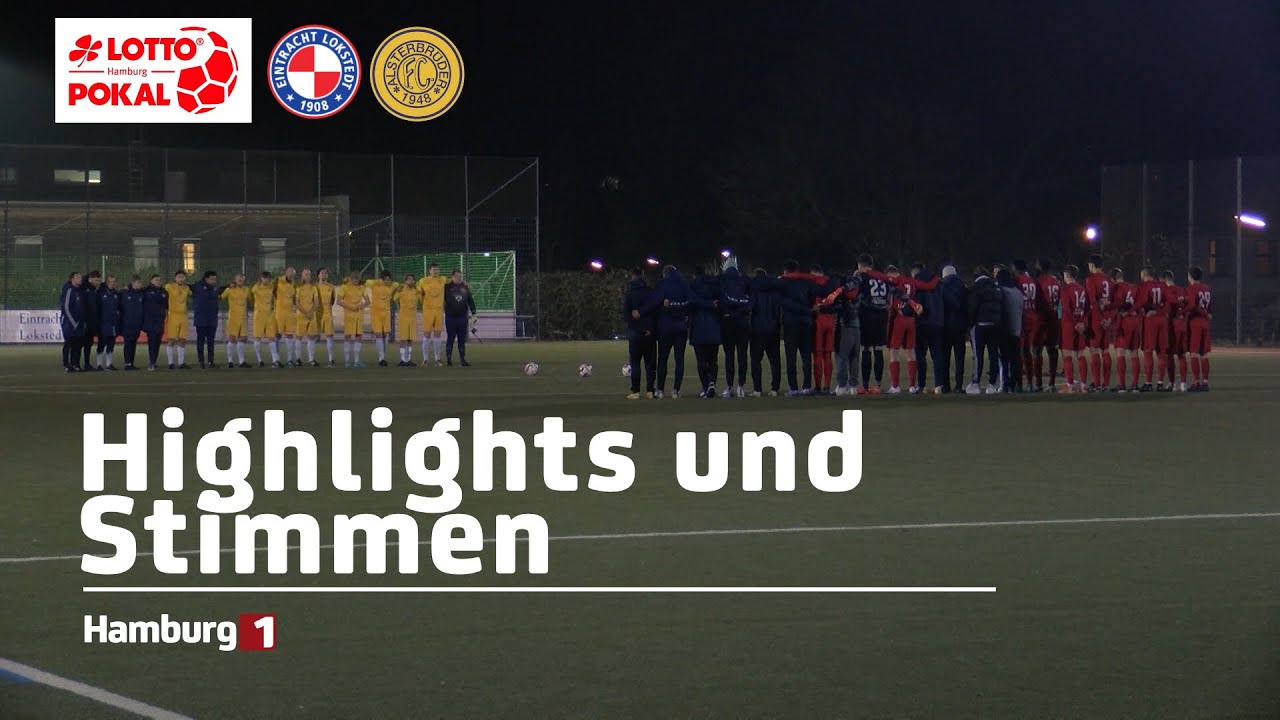 Landespokal Hamburg Achtelfinale: Eintracht Lokstedt v FC Alsterbrüder Highlights und Stimmen