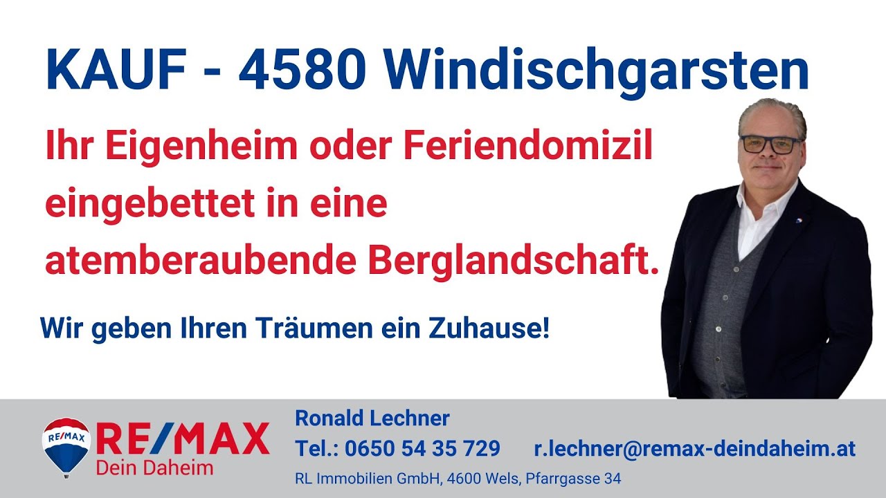 KAUF &ndash; 4580 Windischgarsten - Eigenheim oder Feriendomizil!