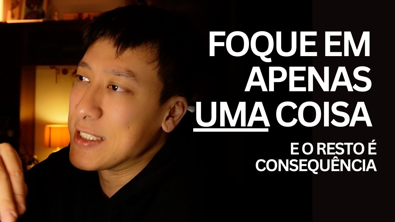 Faça UMA coisa *literamente só UMA* pra mudar sua vida em 2026