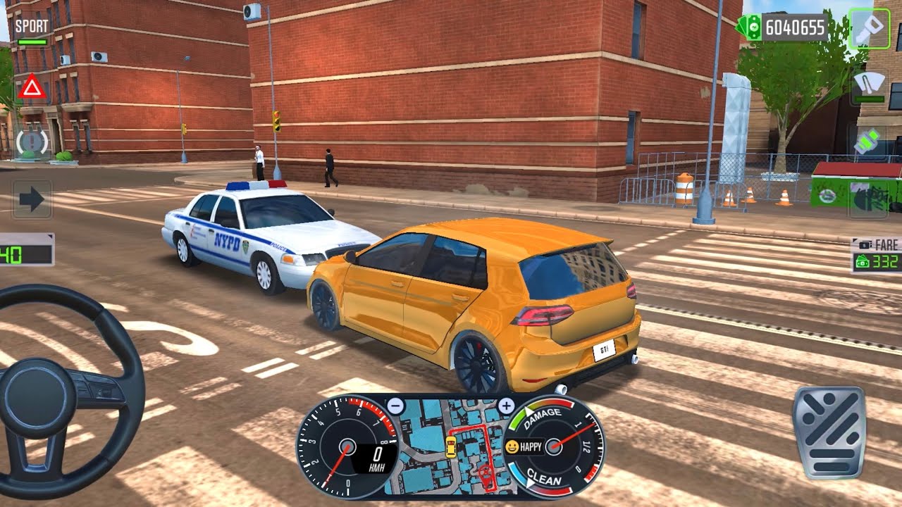 Volkswagen Golf GTI | New York Taxi | Taxi Car Simulator EVO Mobile Gameplay