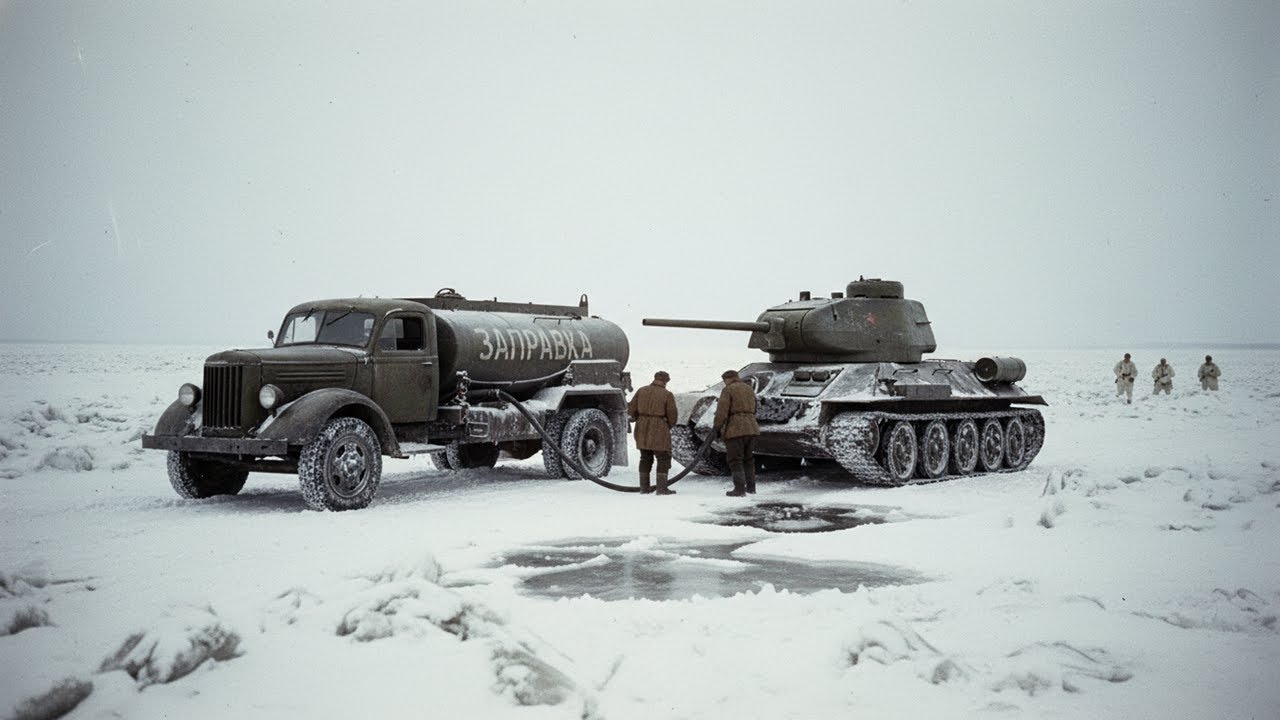 La Wehrmacht derideva le cisterne sovietiche che tenevano i T-34 in moto a -40°C