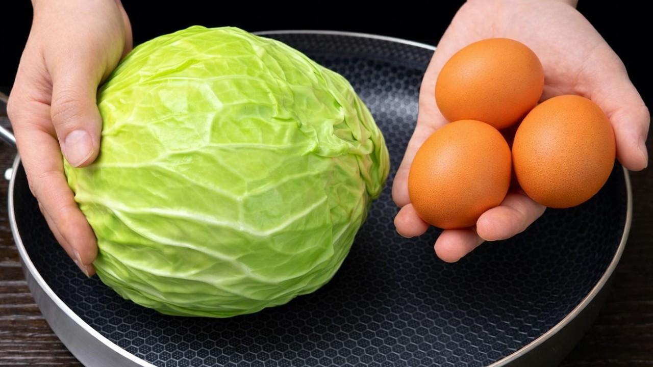 👉 Nach diesem Rezept vergisst du Fleisch! Kohl mit Ei
