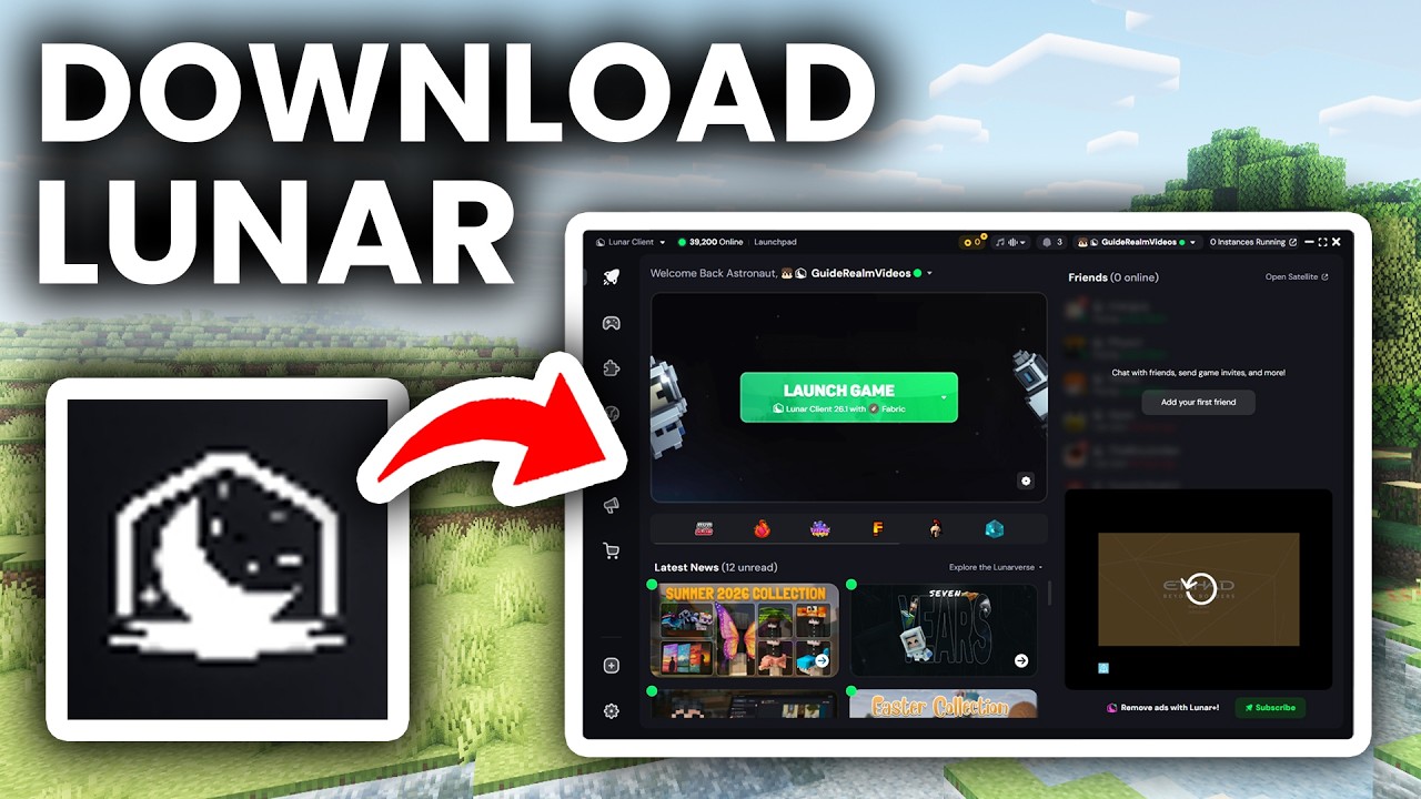 How To Download Lunar Client For Minecraft - Step By Step