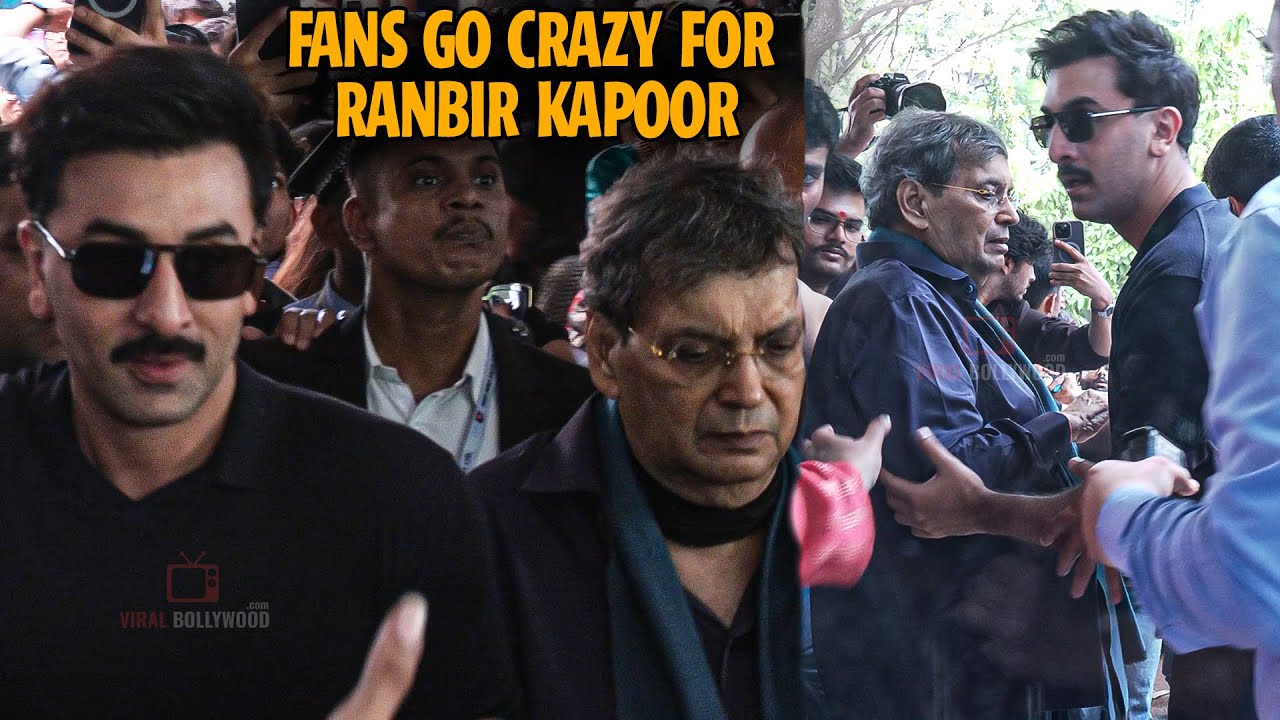 Ranbir Kapoor & Subhash Ghai Mobbed by Fans at Celebrating Cinema 2025 | Whistling Woods