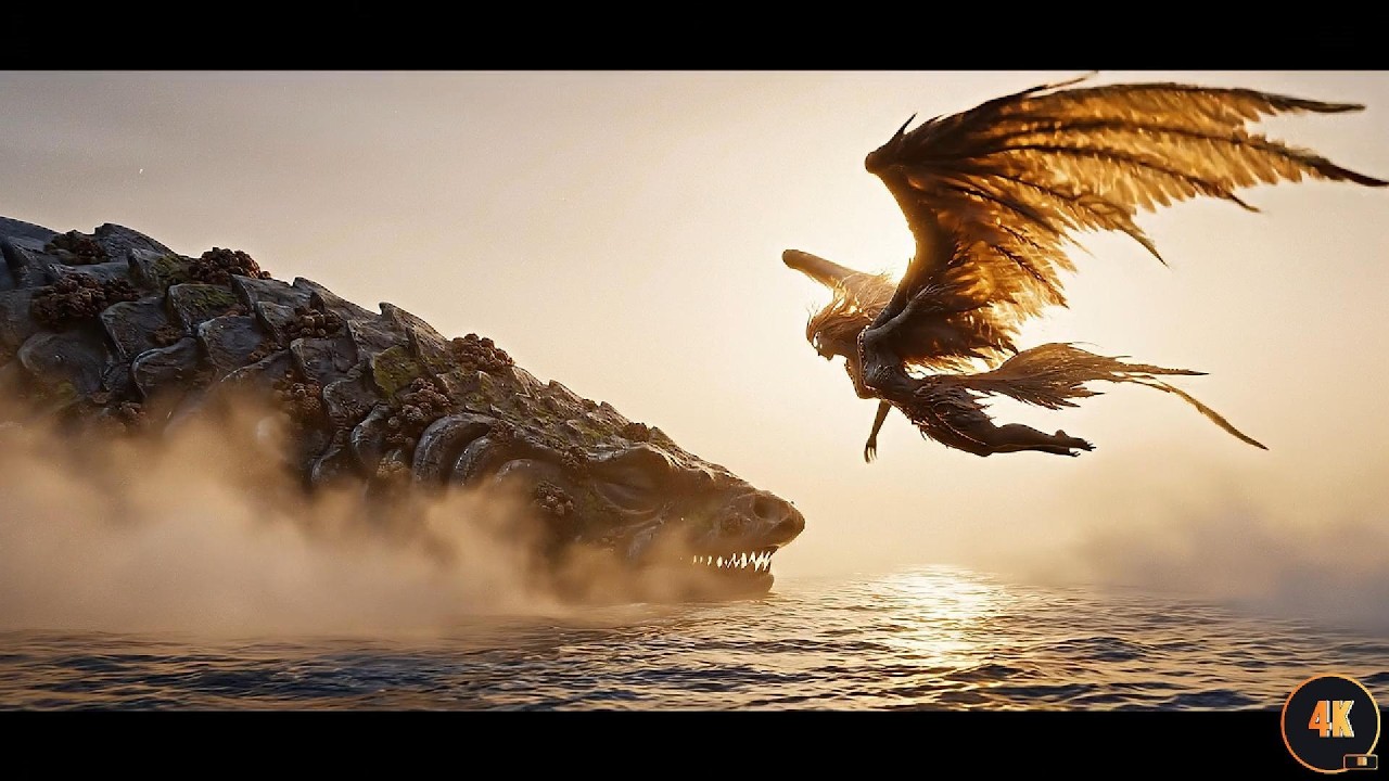 Seraphim vs Leviathan — The Angel Who Faced the Ancient Sea Beast (Epic Biblical Fantasy)