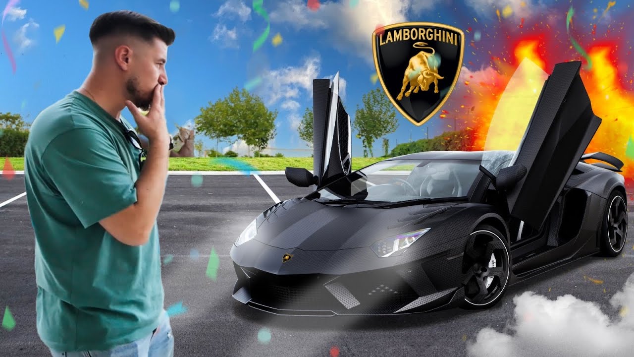 Conduc masina visurilor mele. Lamborghini Aventador!!