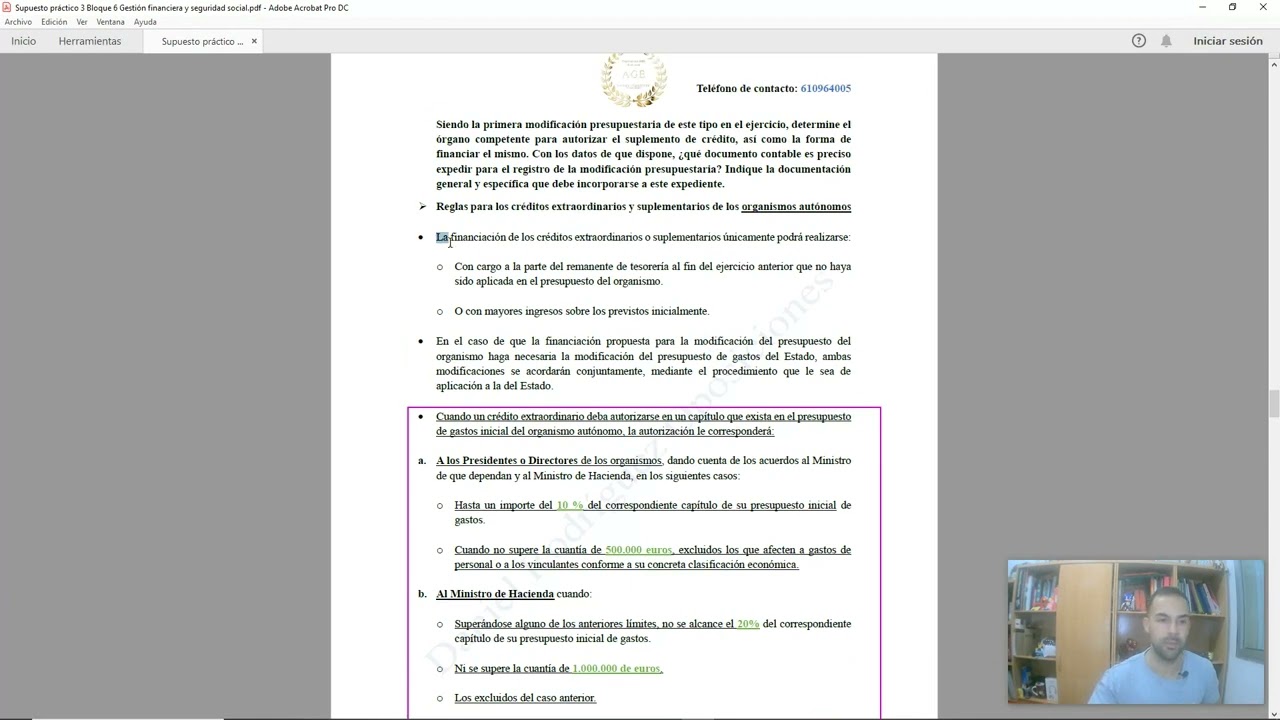 Vídeo-ejemplo sobre nuestra preparación de supuestos prácticos de GACE (A2)