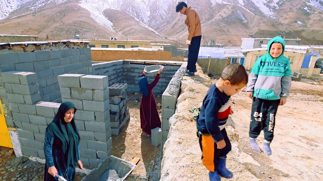Winter Walls: The Perseverance of a Family Building Their Home Together
