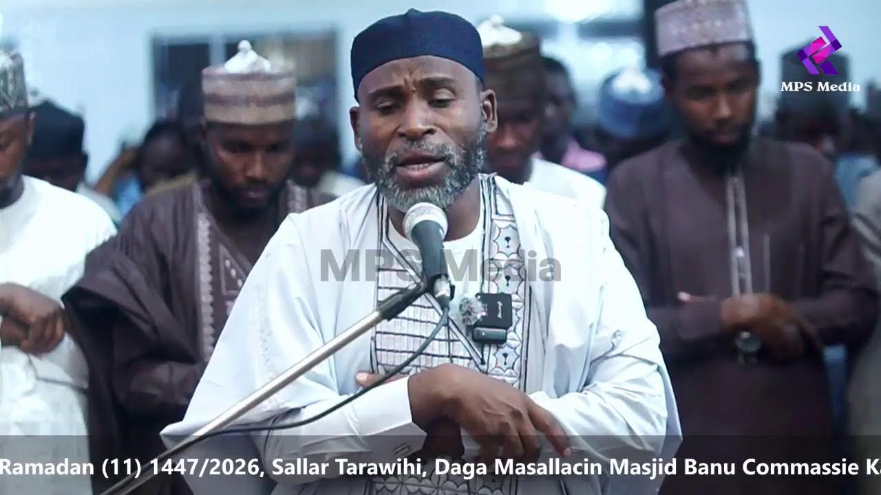 Kai tsaye: Sallar Tarawihi, Ramadan (11) 1447/2026  Daga  Masjid Banu Commassie KTN