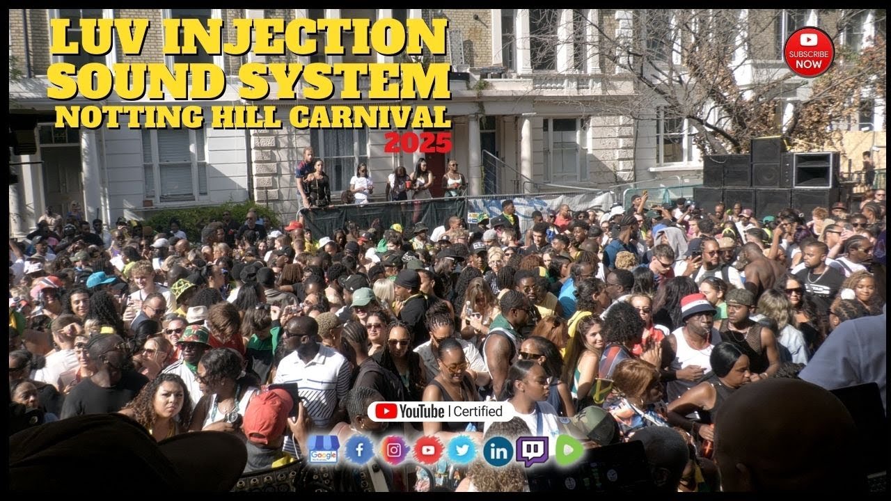 Notting Hill Carnival 2025: Luv Injection Sound System Live Dancehall Reggae Music