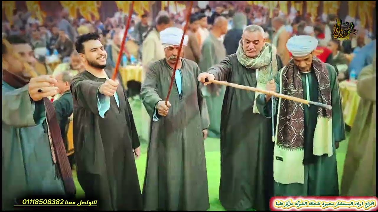 رقص ال صقر رجال العتامنه من افراح الشوكه مركز طما، فرحه المستشار محمود الشحات، على مديح البنجاوى 