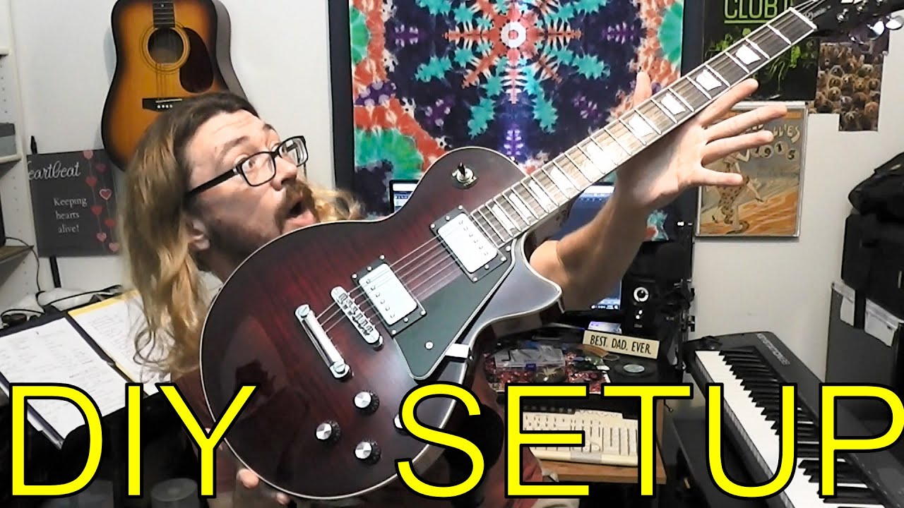 DIY Guitar Setup, Firefly FFLP Is Better Than A Gibson Les Paul With The Right Setup.