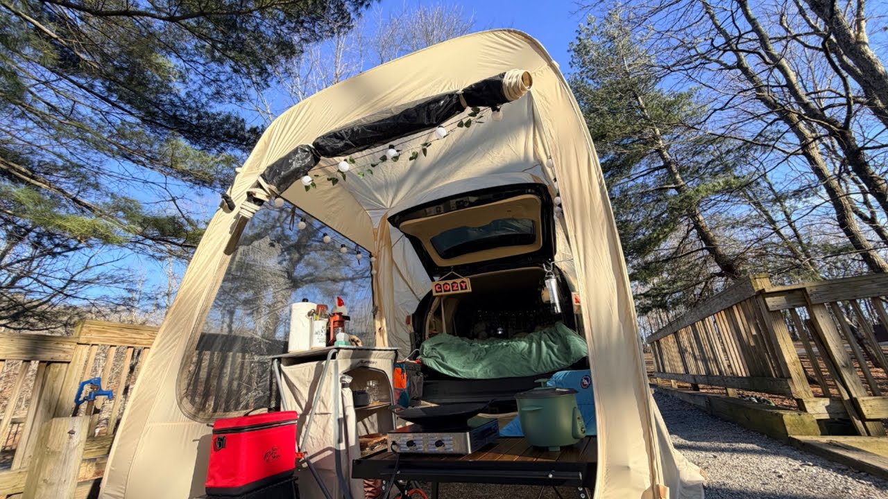 Atlanta Camping Vlog with My Dog