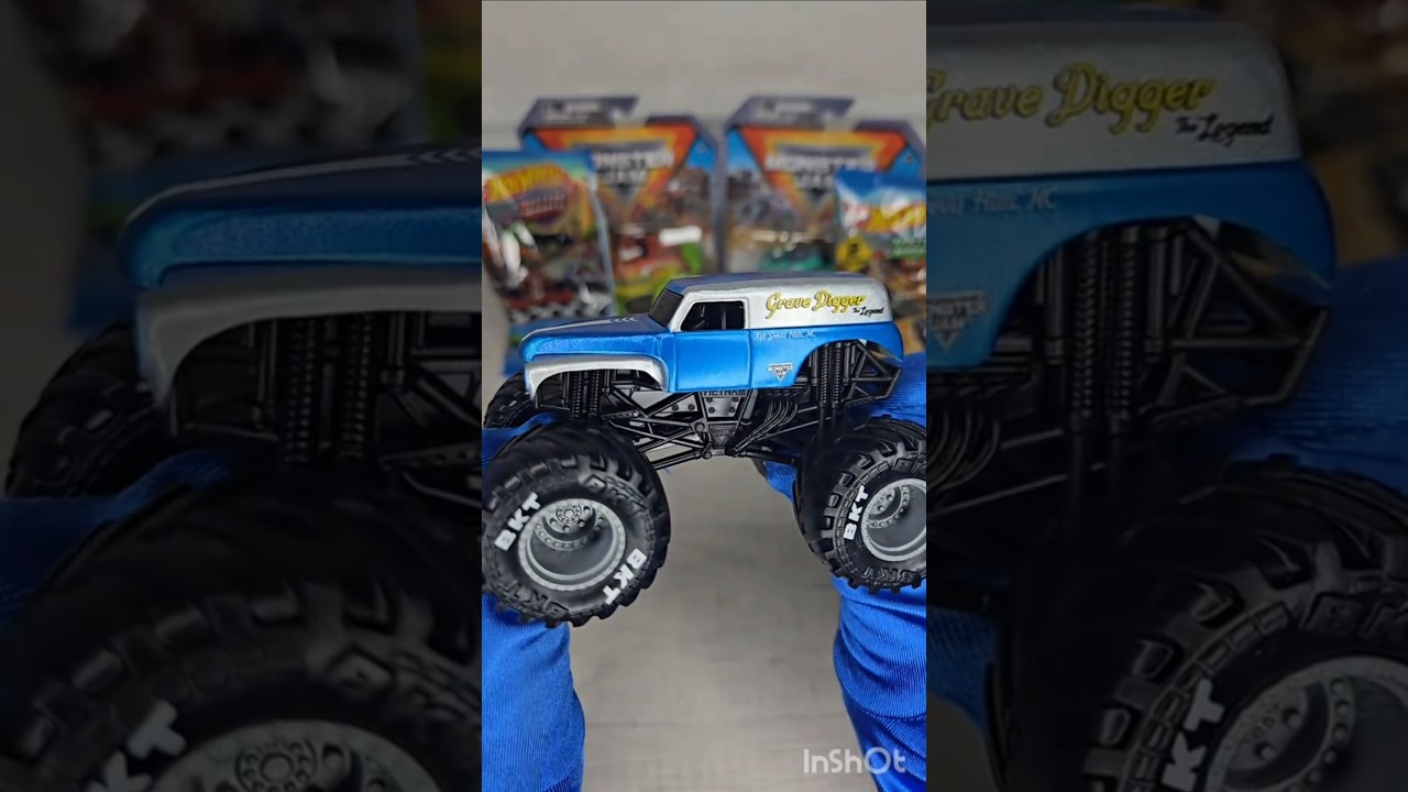 GRAVE DIGGER THE LEGEND Monster Jam Truck Unboxing! #monstertruck #monsterjam #toys #spinmaster
