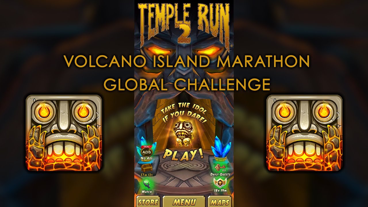 Temple Run 2 Volcano Island Global Challenge - Gameplay Android