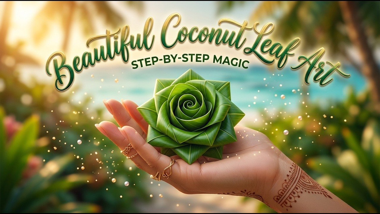 Coconut Leaf Flower Decor Stunning DIY Ideas You Must Try!