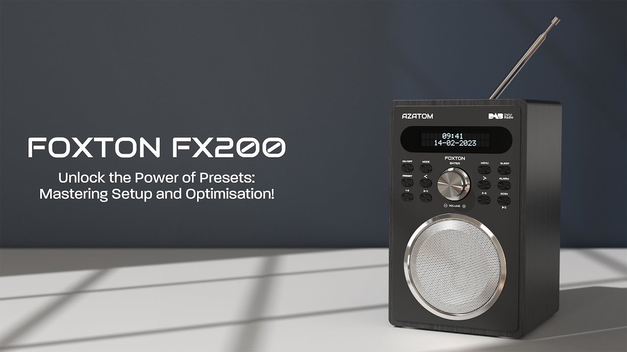 Foxton FX200 | How to set Presets