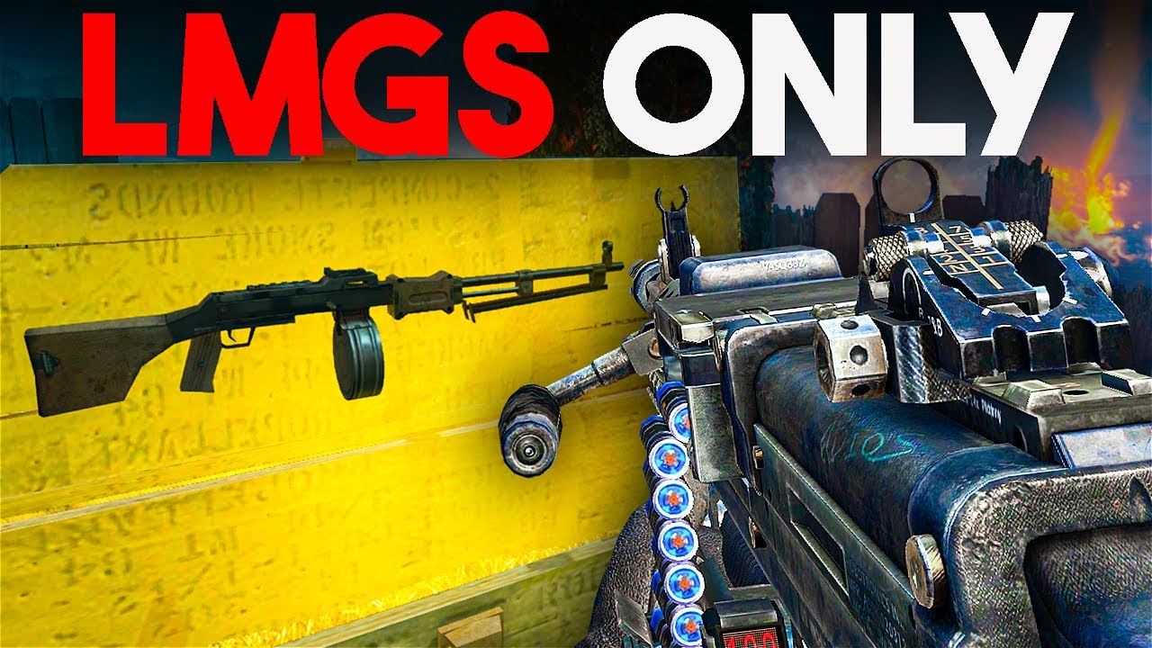 LMGs Only, BO2 Zombies
