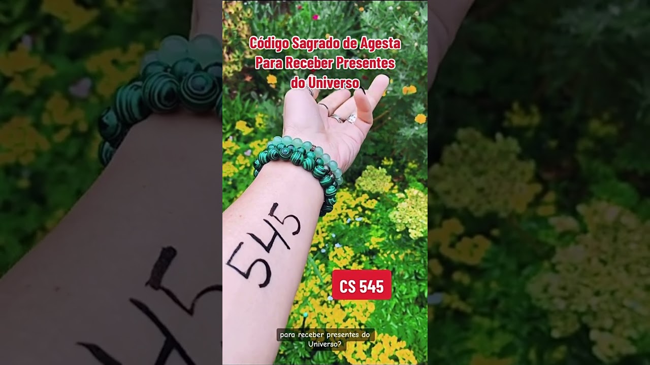 C&oacute;digo Sagrado de Agesta 545 Para Receber Presentes do Universo