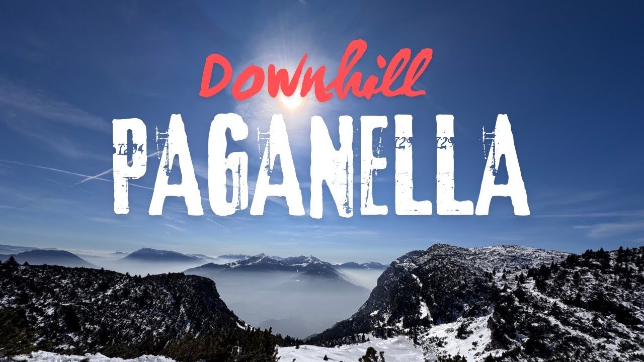 Paganella ski Andalo  Feb  2025  - Downhill  S Antonio 1,  Lupetto, Gaggia