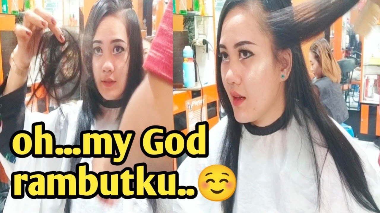 rambutku hilang banyak banget ~tapi selalu puas dengan hasilnya