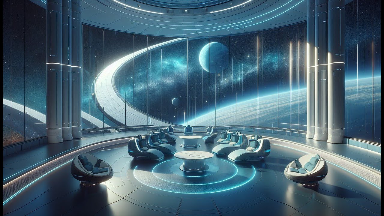 Deep Space Observatory | Calm Sci-Fi Sounds + Deep Focus