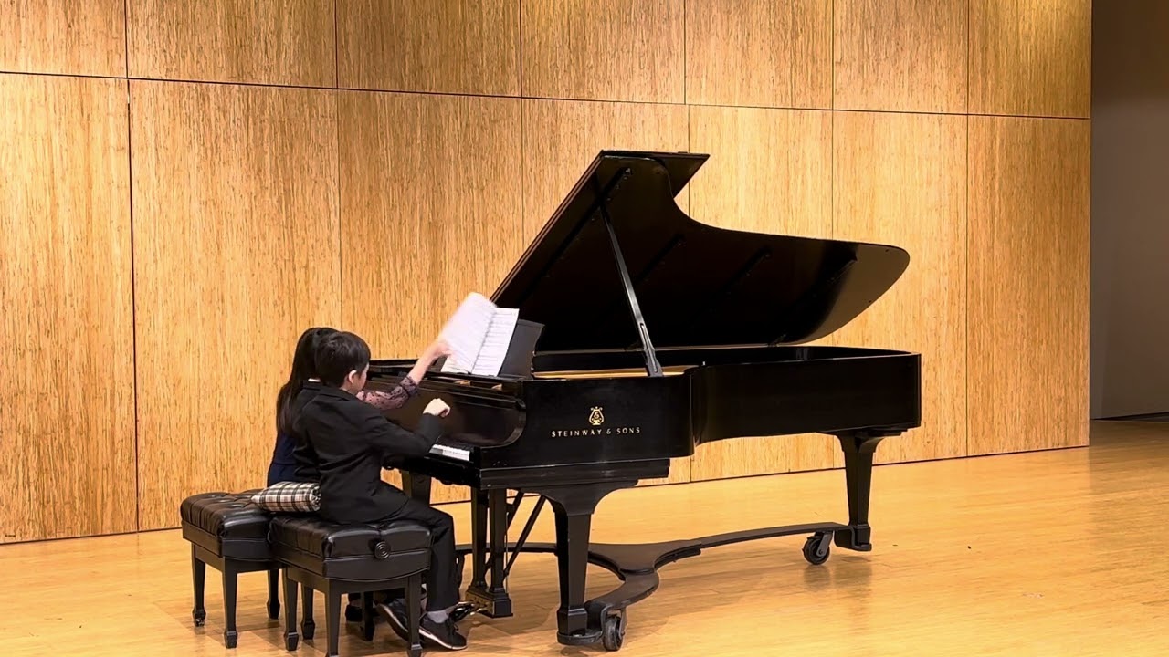 Valse Noble by Cornelius Gurlitt Performed by Jane, Jason and Jeremy Kang