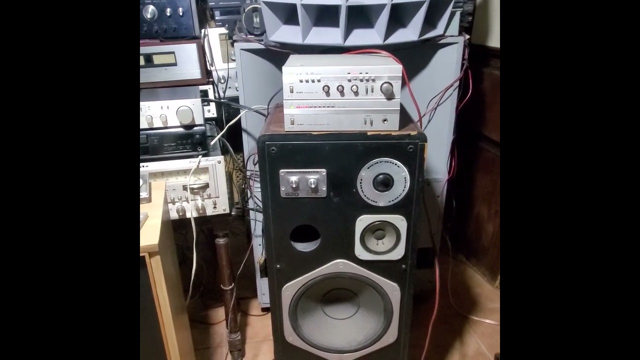 MINI HI FI AUDIOFILO AIWA C 50/ P 50 AÑO 79/80 50 X CANAL , BAFLES MARANTZ 920 TOP! MUSICA:VANGELIS