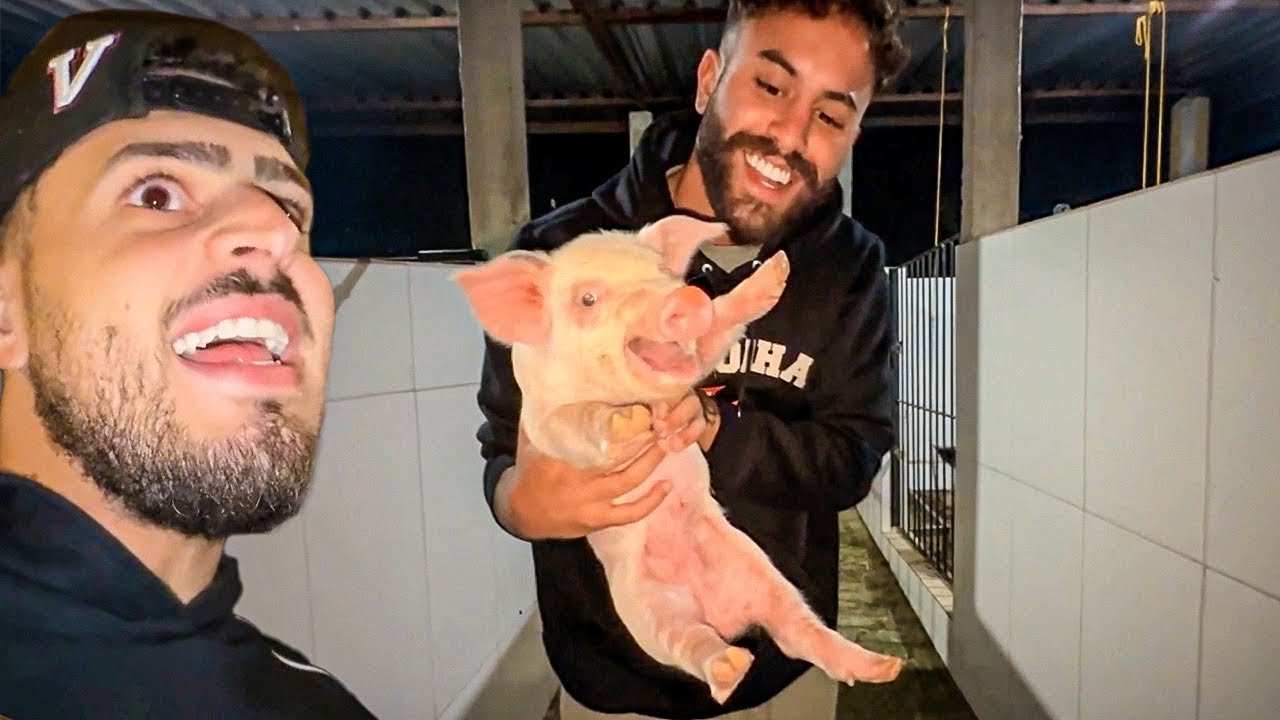 A MADRUGADA MAIS DOIDA na FAZENDA - JON VLOGS & JHOWRJ
