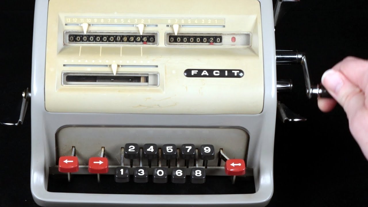 Facit C1-13 Mechanical Calculator | How to Use