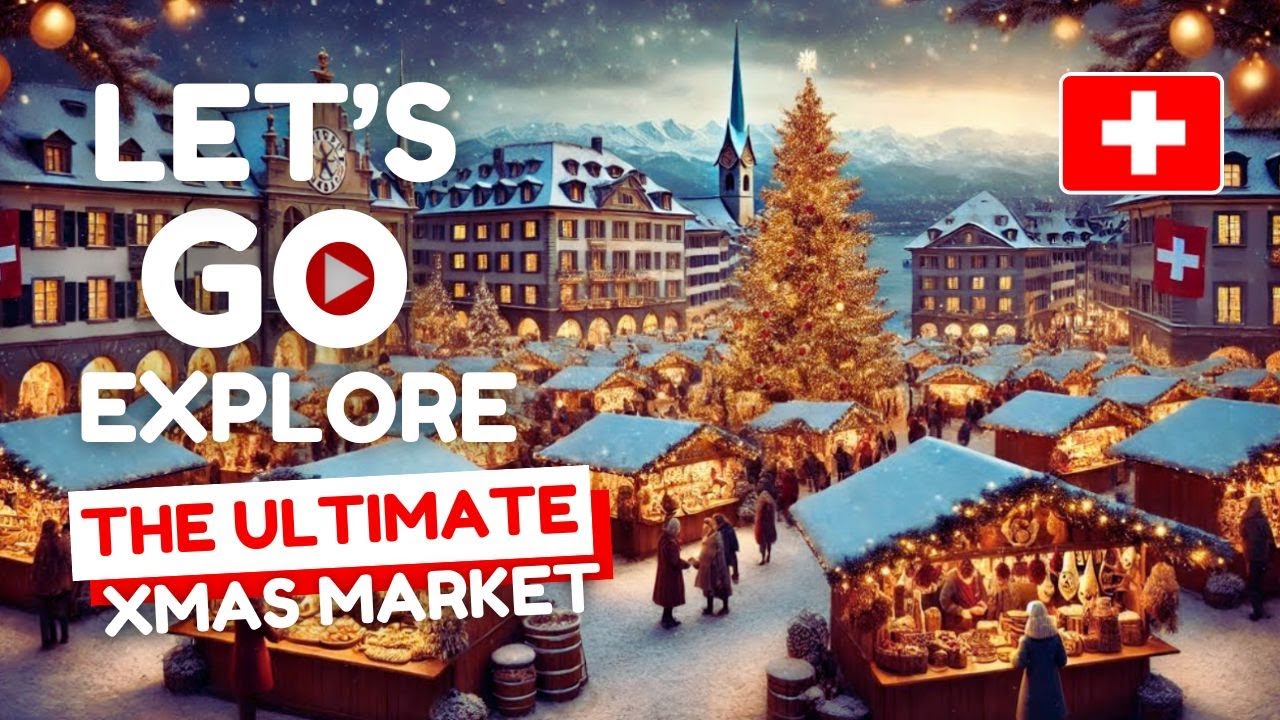 Zurich’s Ultimate Christmas Market 2024 🎄✨ | Best Festive Experience in Switzerland
