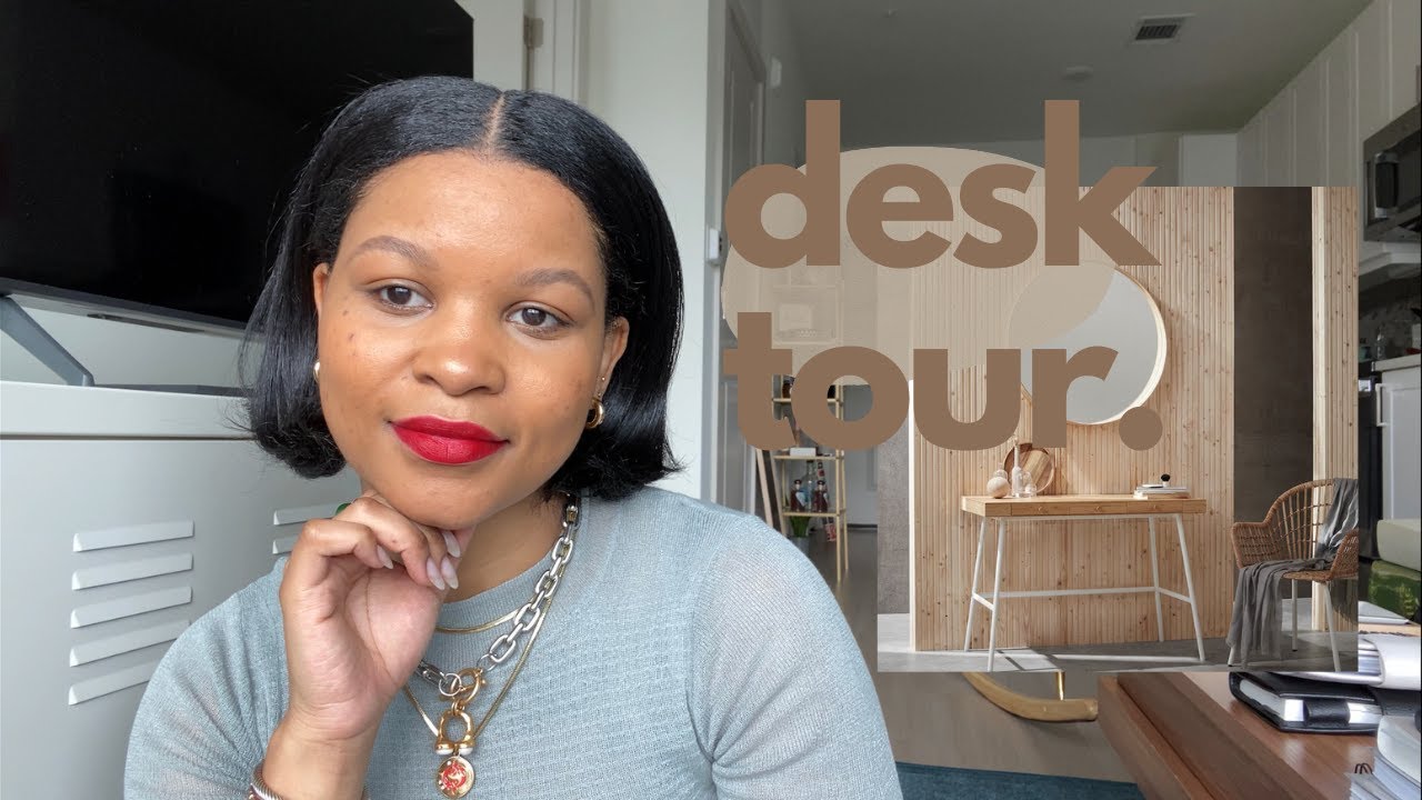 desk tour | setup for small spaces + stationery collection | fortheplannergirls