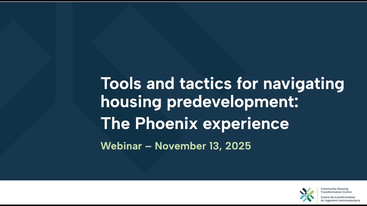 Tools and tactics for navigating housing predevelopment