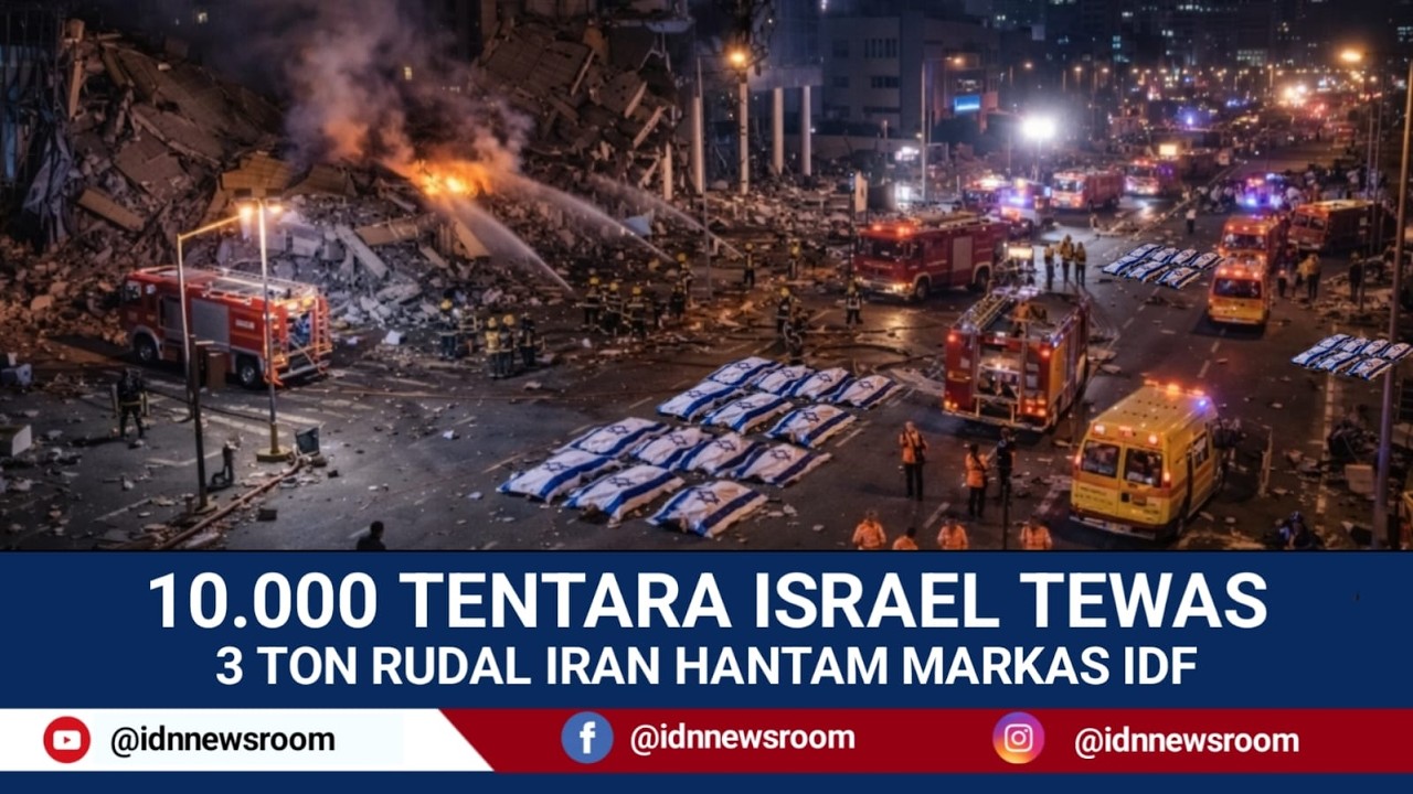 TERJADI HARI INI, RUDAL IRAN BERBOBOT 3 TON TEPAT SASARAN