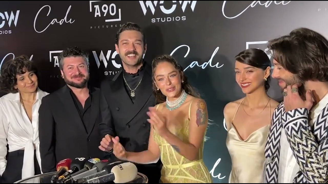 Cadı filminin başrol oyuncuları Furkan Andı&ccedil; ve Buse Meral'dan t&uuml;yolar...