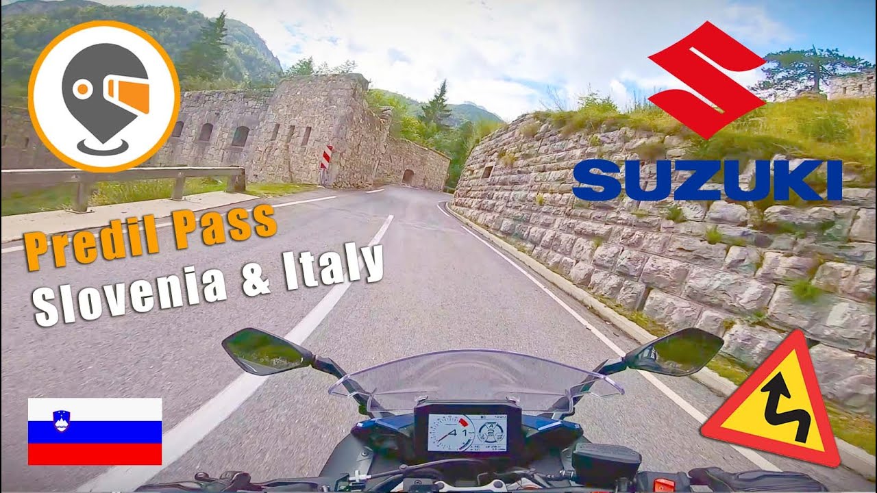 Predil Pass in Slovenia on Suzuki GSX-S 1000 GT [🔥 PURE ENGINE SOUND 🔥]