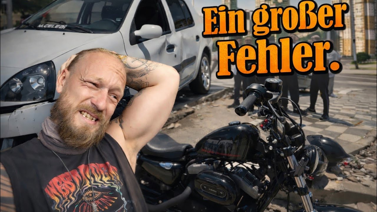 Ich hätte nicht fahren dürfen… 😔💥 Unfall auf meiner Motorradreise nach Ankara 🏍️🇹🇷