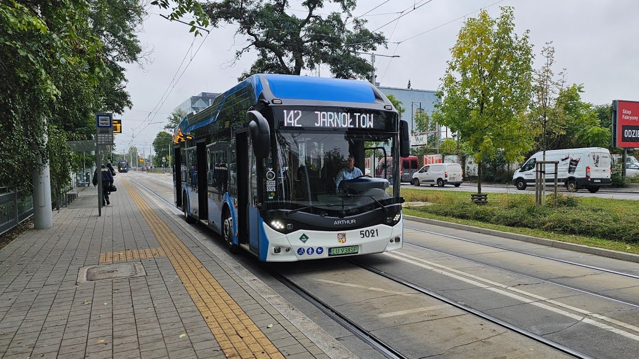 [🇵🇱PL] MPK Wrocław - Arthur H2 Zero 12 #5021 - [🚍142➡️JARNOŁTÓW] ⚠️Testy ⚠️