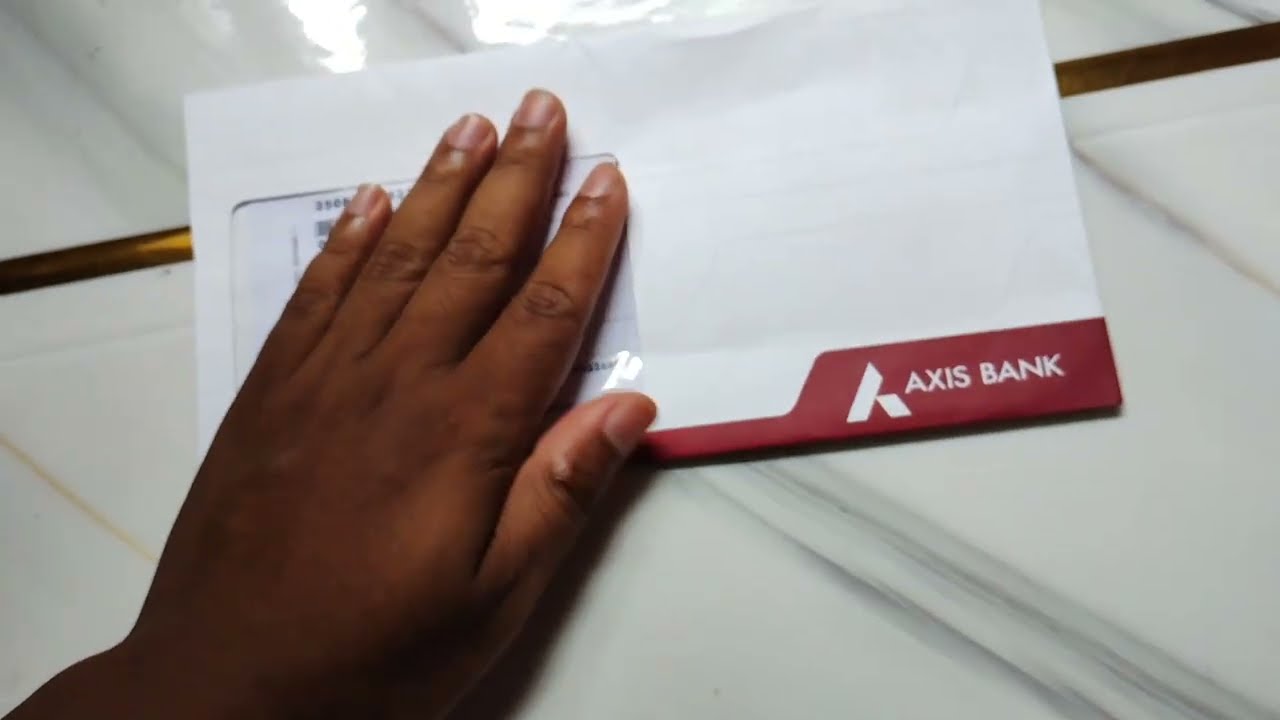 Axis Bank easy access savings account welcome kit unboxing 🎁