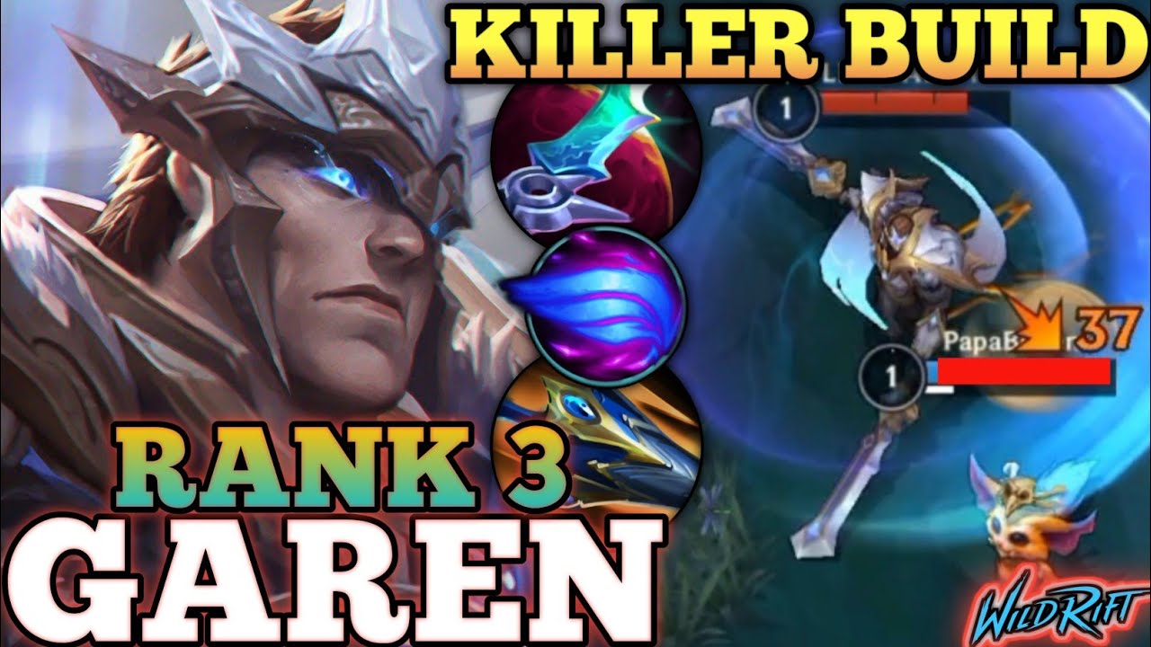 GAREN BEST META BUILD! TOPLANE KILLER MVP PLAY - TOP 3 GLOBAL GAREN BY LNB DADDY SUNG - WILD RIFT