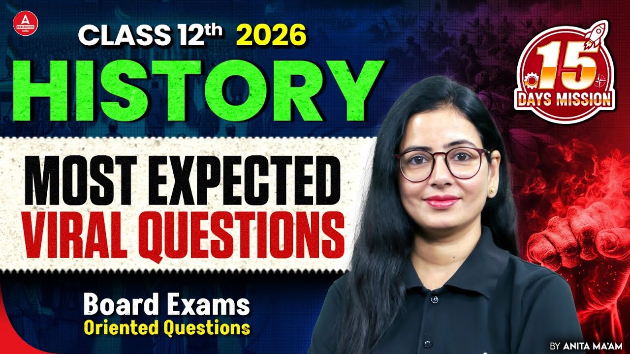 Class 12 History Important Questions 2026 | Most Expected Viral Questions Pre Boards & Board Exams