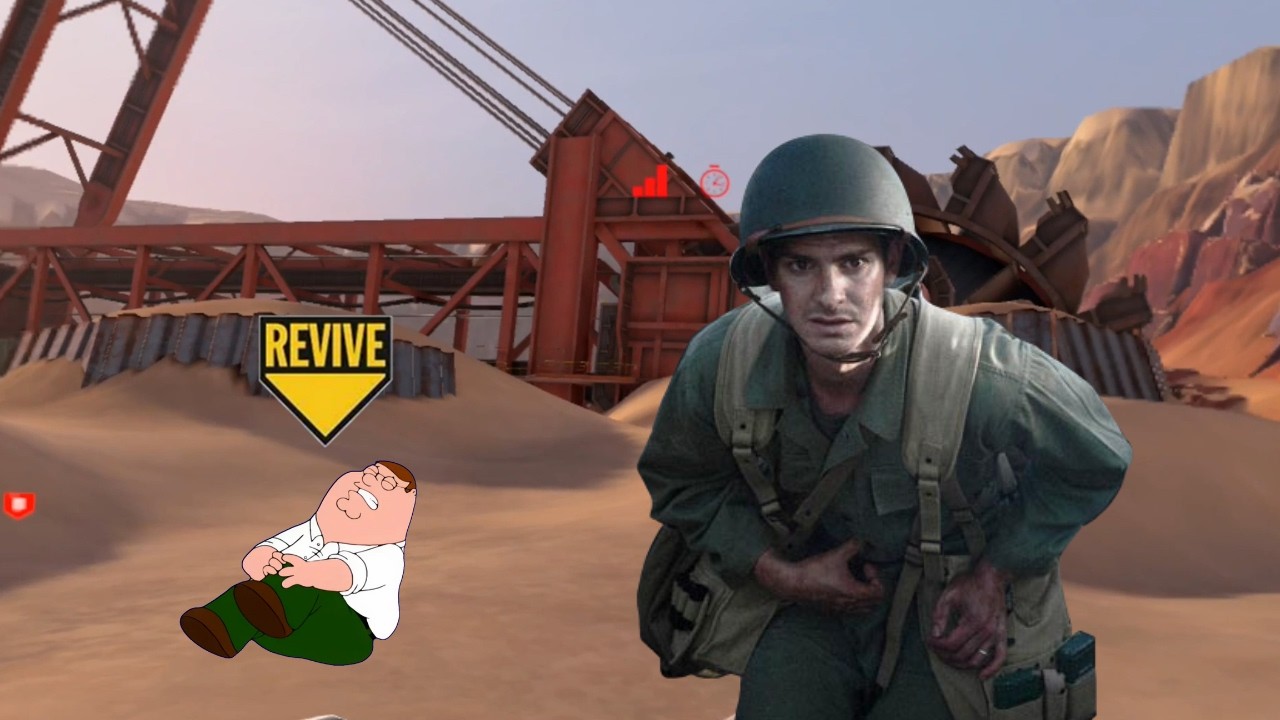 Attempting to be a Medic in Forefront VR.