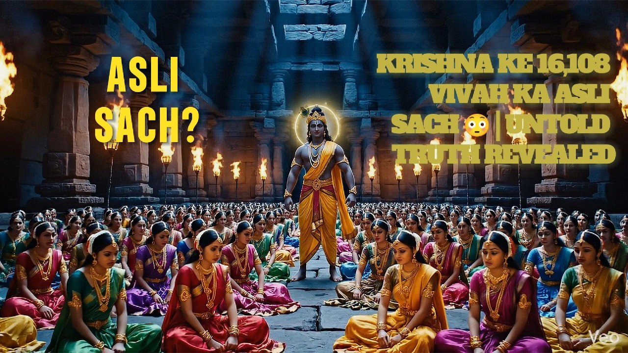 Krishna Ke 16,108 Vivah Ka Asli Sach 😳 | Untold Truth Revealed #ai #suggestedvideo #shreekrishna 