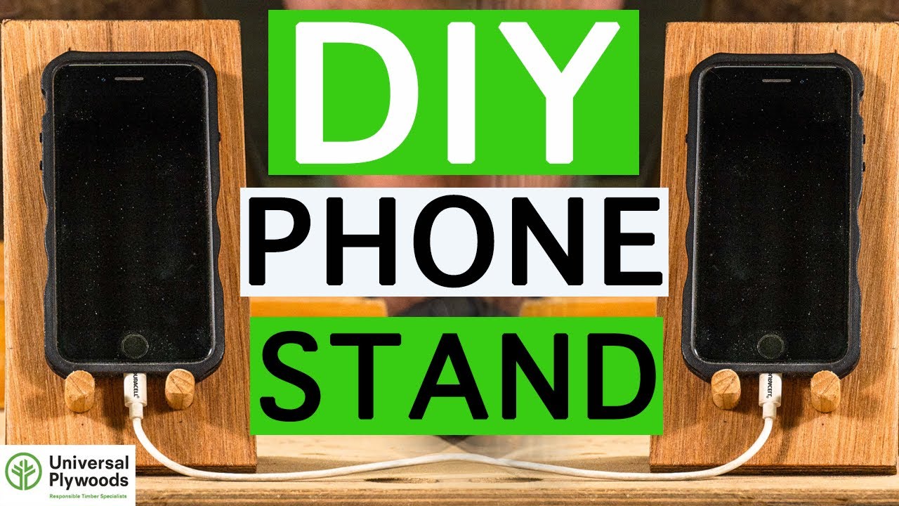 DIY Wooden cell Phone Stand for beginners from Plywood Quick & Easy